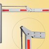 Barrier tự động cần gập br305
