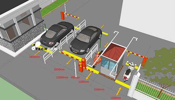 Mô hình bãi đỗ xe chung cư